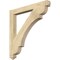 Ekena Millwork Olympic Arts & Crafts Rough Sawn Bracket, Douglas Fir, 4"W x 40"D x 40"H BKT04X40X40OLY03RDF - alternate 1